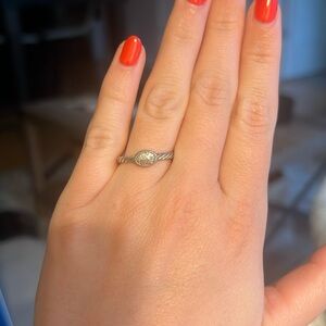 David Yurman Cable Oval ring size 6